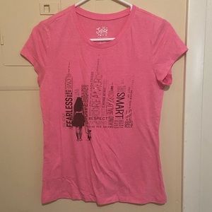 Justice Girl Power Pink T-Shirt